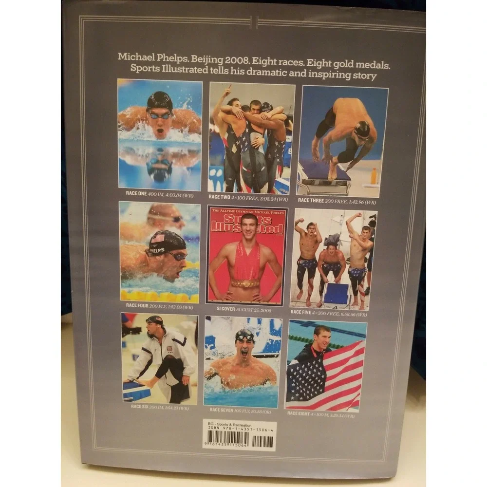 Sports Illustrated Michael Phelps An Epic Olympic Journey Coffee Table Book‎